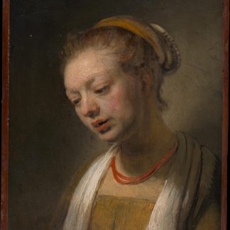Young Woman with a Red Necklace