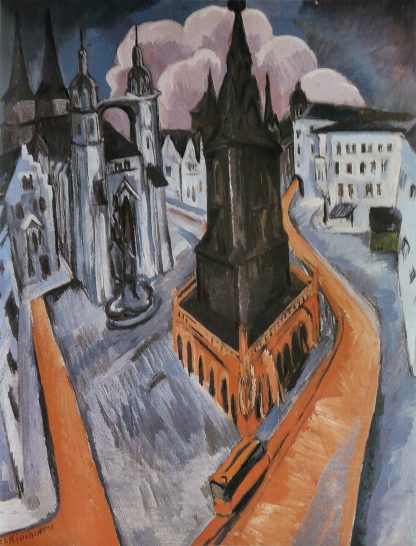 Expressionism - The Red Tower - Ernst Ludwig Kirchner
