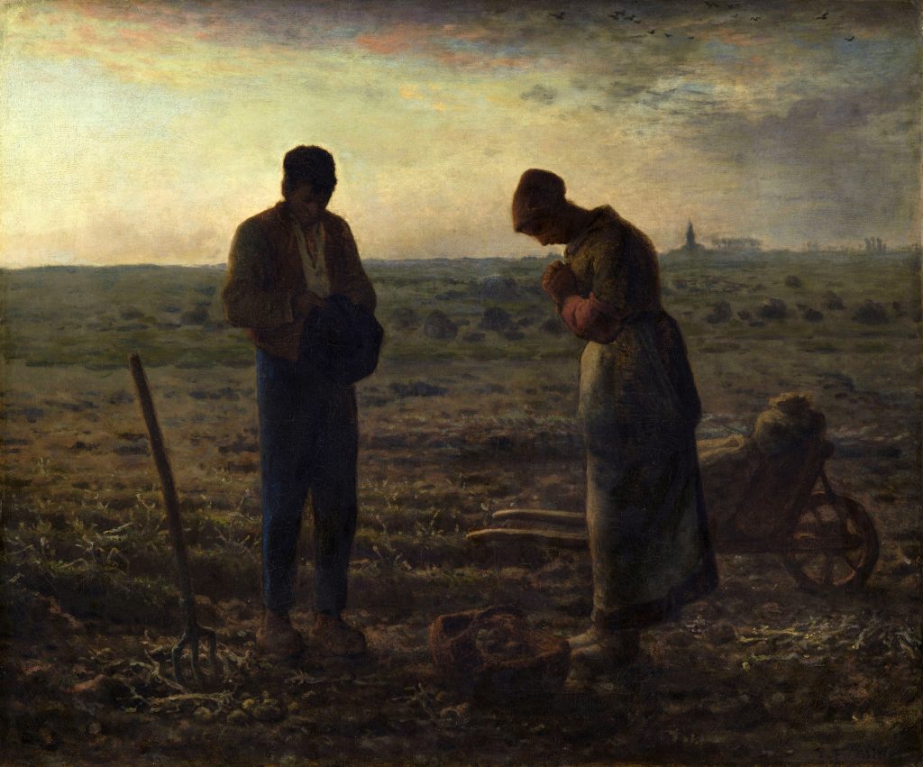 Angelus - Realism - Jean Francois Millet