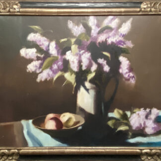 Hal Singer - Signed Original Floral Oil Painting on Canvas