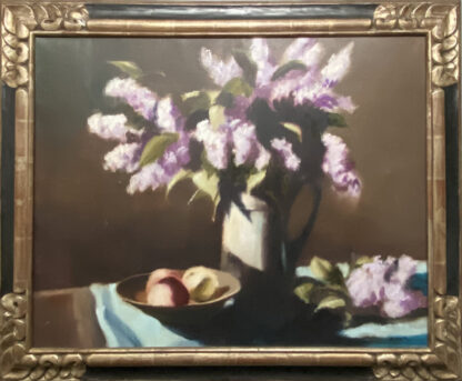 Hal Singer - Signed Original Floral Oil Painting on Canvas