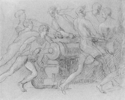 Sailors Maneuvering a Cannon, Possibly a Study for "The Death of Sir John More at Corunna"