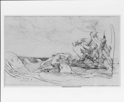 Study for "The Siege of Gibraltar": The Wrecked Longboat