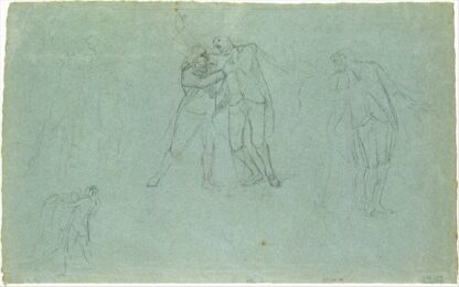 Study for "The Death of Major Peirson": Group of Dying French Officers