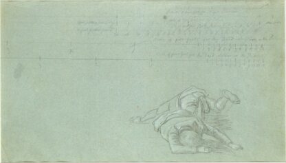 Study for "The Death of Major Peirson": Two Dead Figures