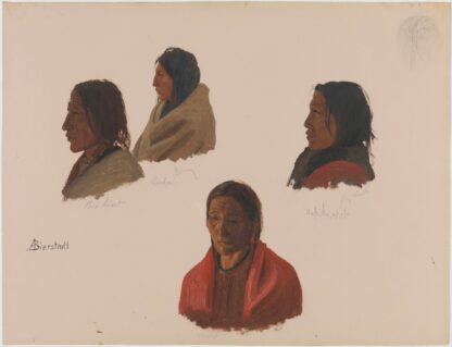 Studies of Native American Leaders Made at Fort Laramie