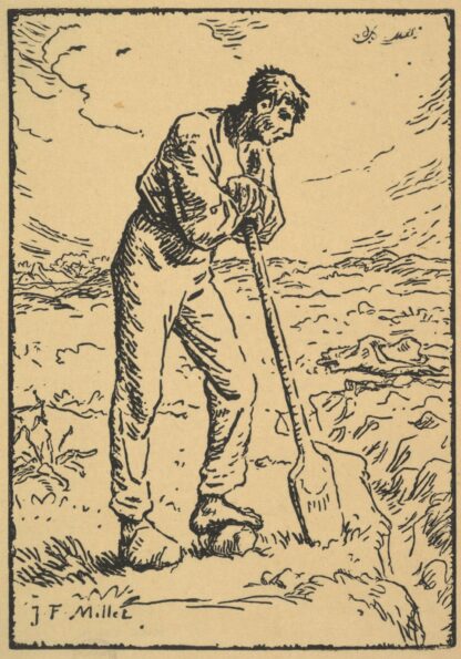 Man Resting on a Spade