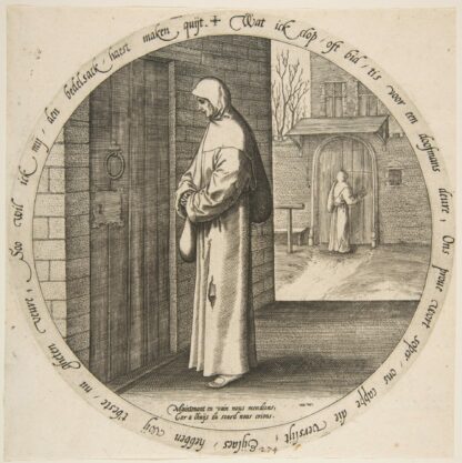 One Begs in Vain at the Door of the Deaf, from Twelve Flemish Proverbs