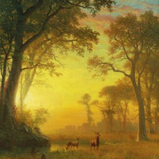 Light in the Forest - Albert Bierstadt