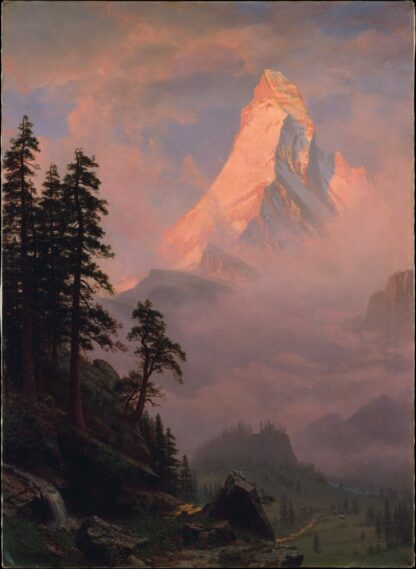 Sunrise on the Matterhorn - Albert Bierstadt