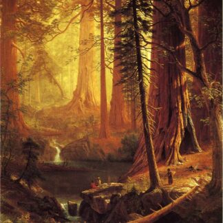 Giant Redwood Trees of California, 1874 - Albert Bierstadt