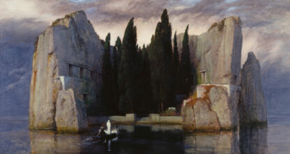 Isle of the Dead - Third Version - 1883 - Arnold Bocklin